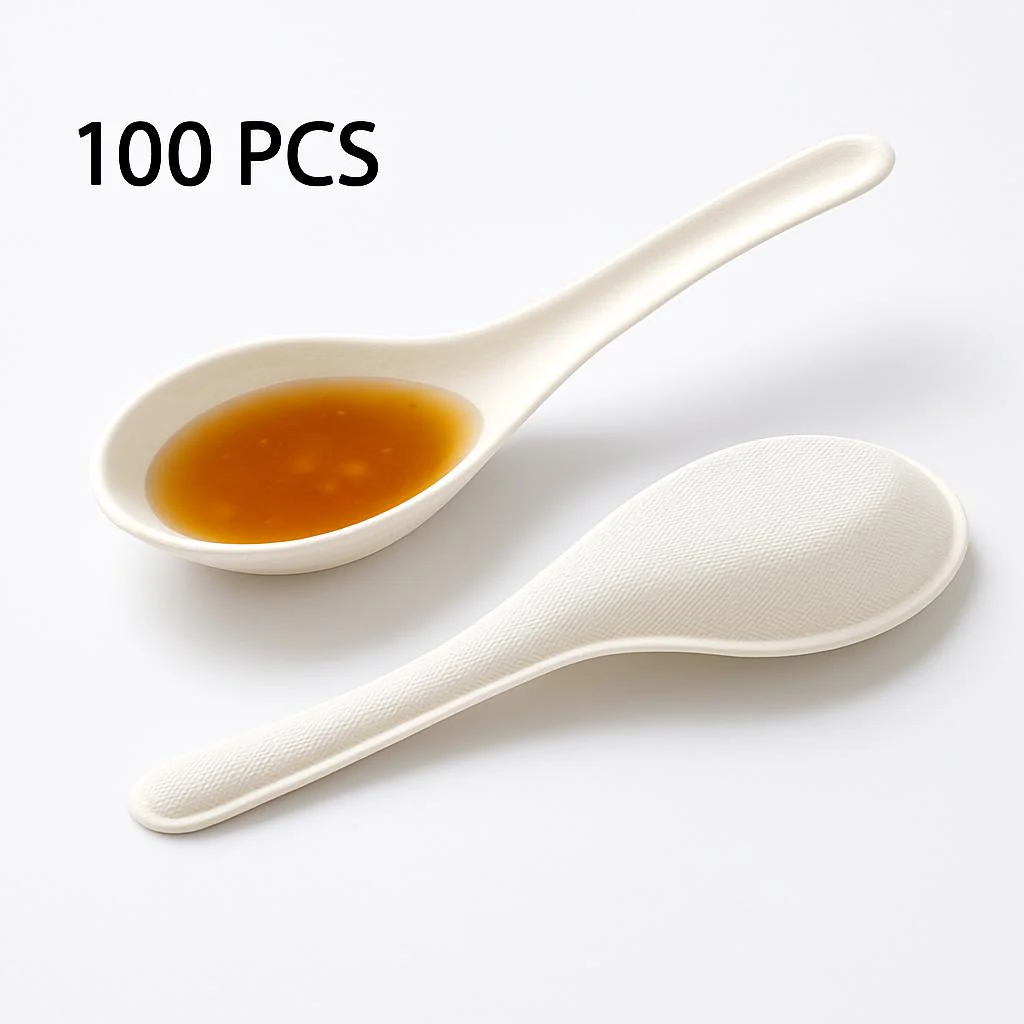 Eco-Friendly Biodegradable Soup Spoons - Image 6