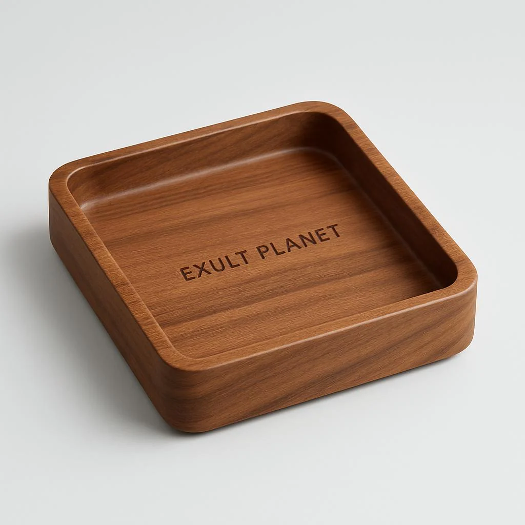 Eco-Friendly Rectangular Wooden Trays for Sustainable Living - Image 15