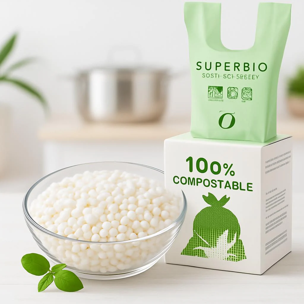 Compostable Trash Bags - Eco-Friendly, Biodegradable Waste Solution - Image 2
