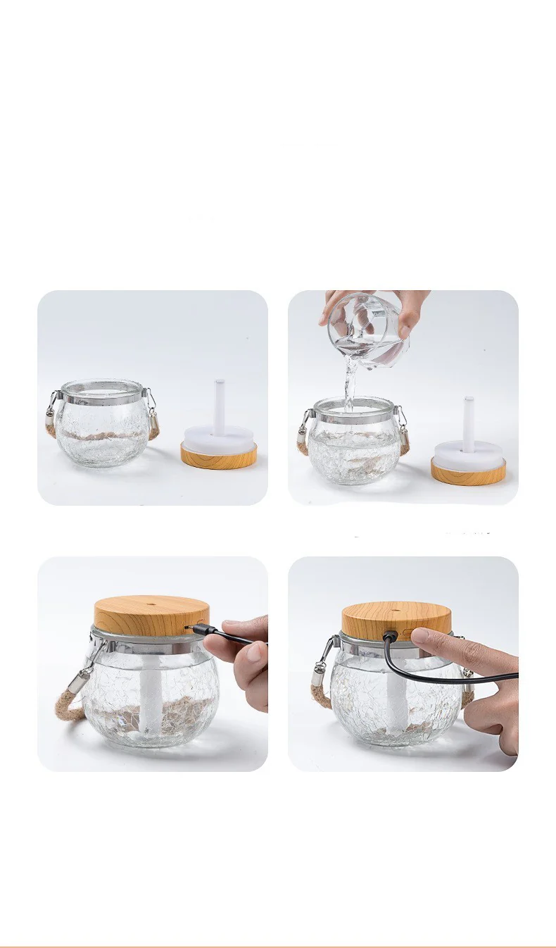 Eco-Friendly Essential Oil Diffuser with Wooden Top - Image 10