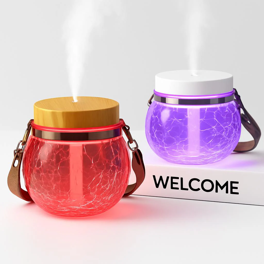 Eco-Friendly Essential Oil Diffuser with Wooden Top - Image 4