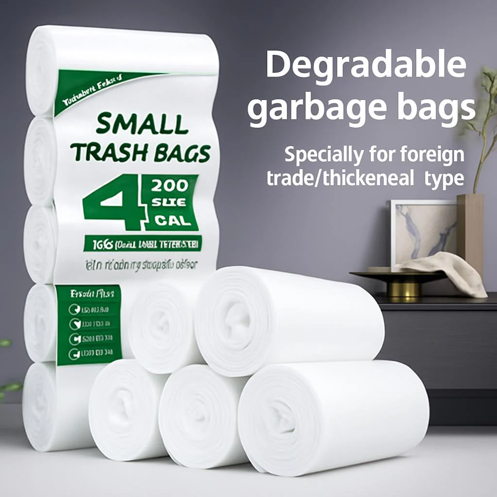 Biodegradable Plant Starch Trash Bags - Eco-Friendly Waste Solution - Image 2
