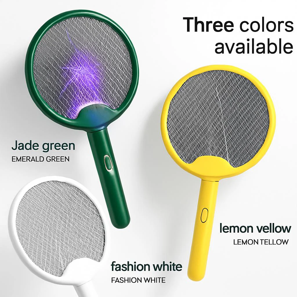 Eco-Friendly 3-in-1 Mosquito Killing Lamp & Swatter - Image 2