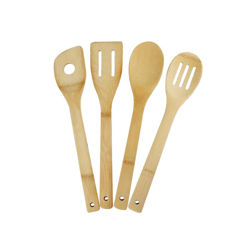 Eco-Friendly Bamboo Kitchen Utensil Set - Sustainable Cooking Spoons & Spatulas - Image 8