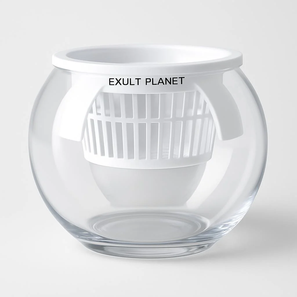 Clear Round Hydroponic Plant Vase for Indoor Gardening - Image 13