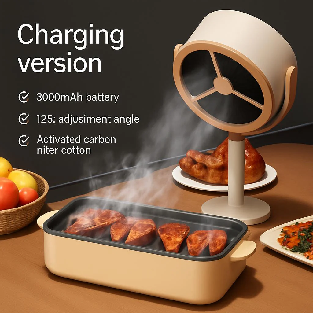 Wireless Portable Range Hood Fan for Smoke Reduction - Image 7