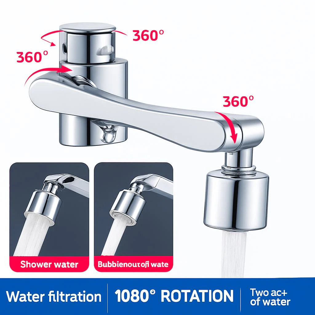 Eco-Friendly Water-Saving Faucet Filter with 1080° Rotation - Image 12