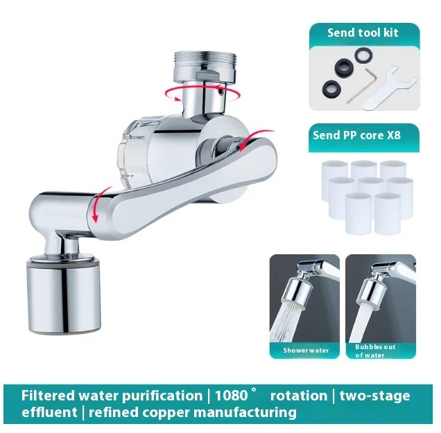 Eco-Friendly Water-Saving Faucet Filter with 1080° Rotation - Image 19