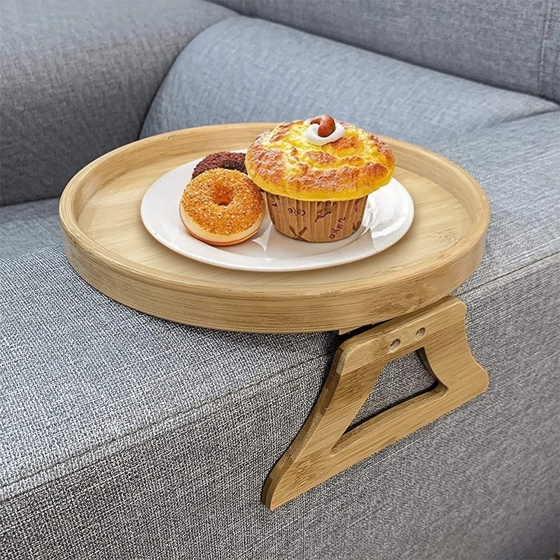 Eco-Friendly Bamboo Sofa Arm Tray for Sustainable Living - Image 12