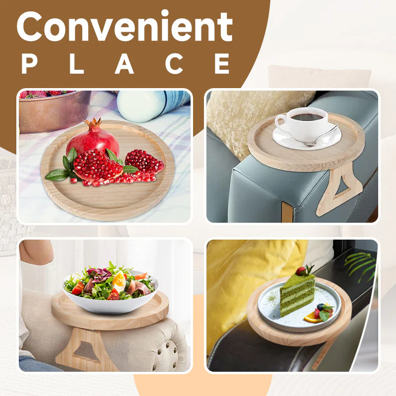 Eco-Friendly Bamboo Sofa Arm Tray for Sustainable Living - Image 20