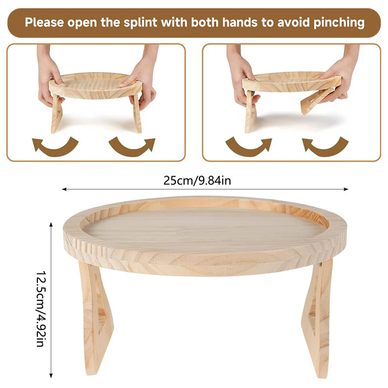 Eco-Friendly Bamboo Sofa Arm Tray for Sustainable Living - Image 21