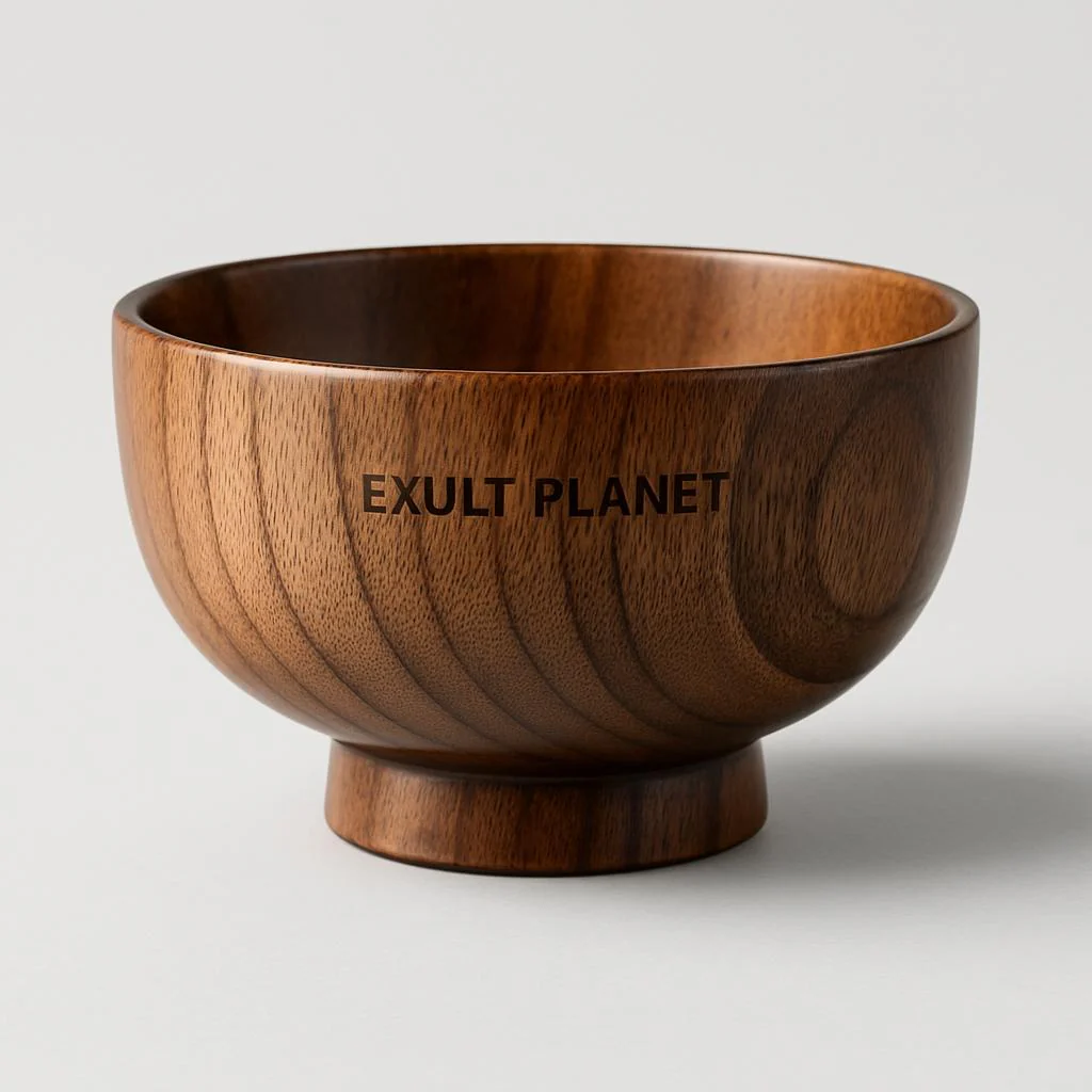 Eco-Friendly Wooden Bowls - Sustainable, Biodegradable, Durable - Image 3