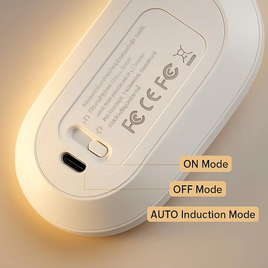 Energy-Efficient LED Induction Night Light - Soft Warm White - Image 6