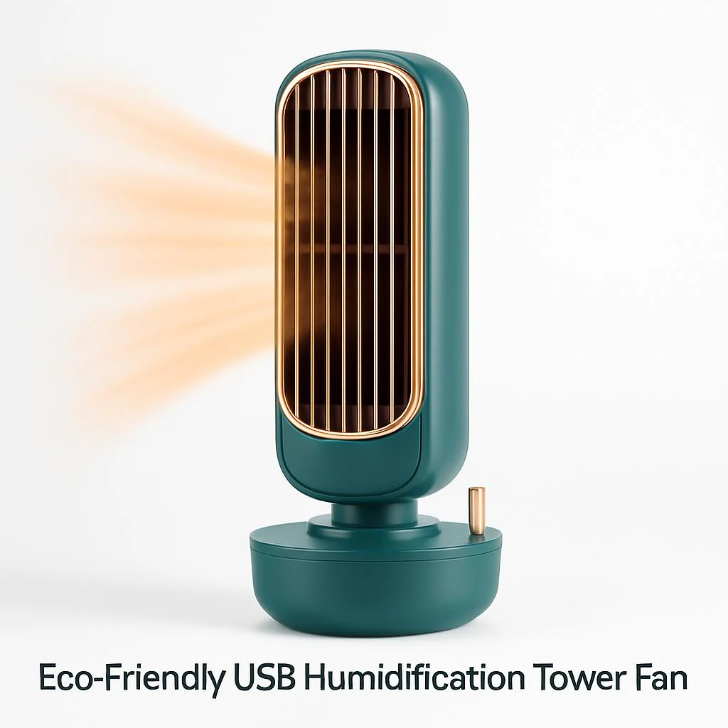 Eco-Friendly USB Humidification Tower Fan - Image 6