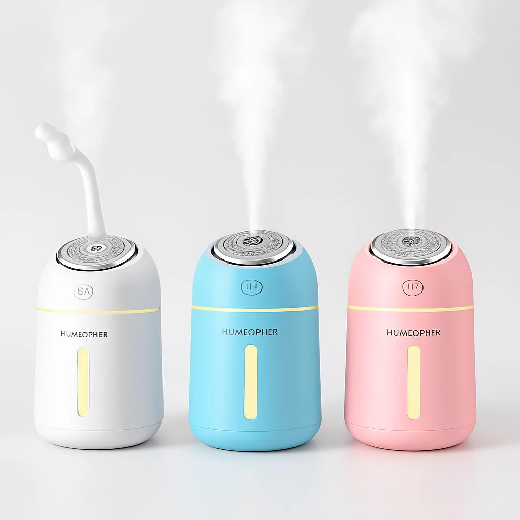 Eco-Friendly 4-in-1 Mini Ultrasonic Humidifier & Diffuser - Image 2