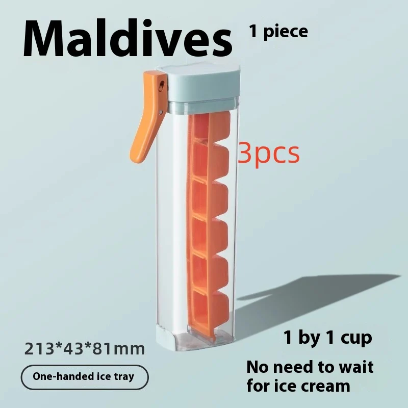 Eco-Friendly Reusable Ice Cube Tray with Dispenser - Image 10