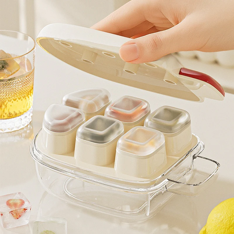 Eco-Friendly Easy-Press Ice Cube Mold with Lid - Image 14