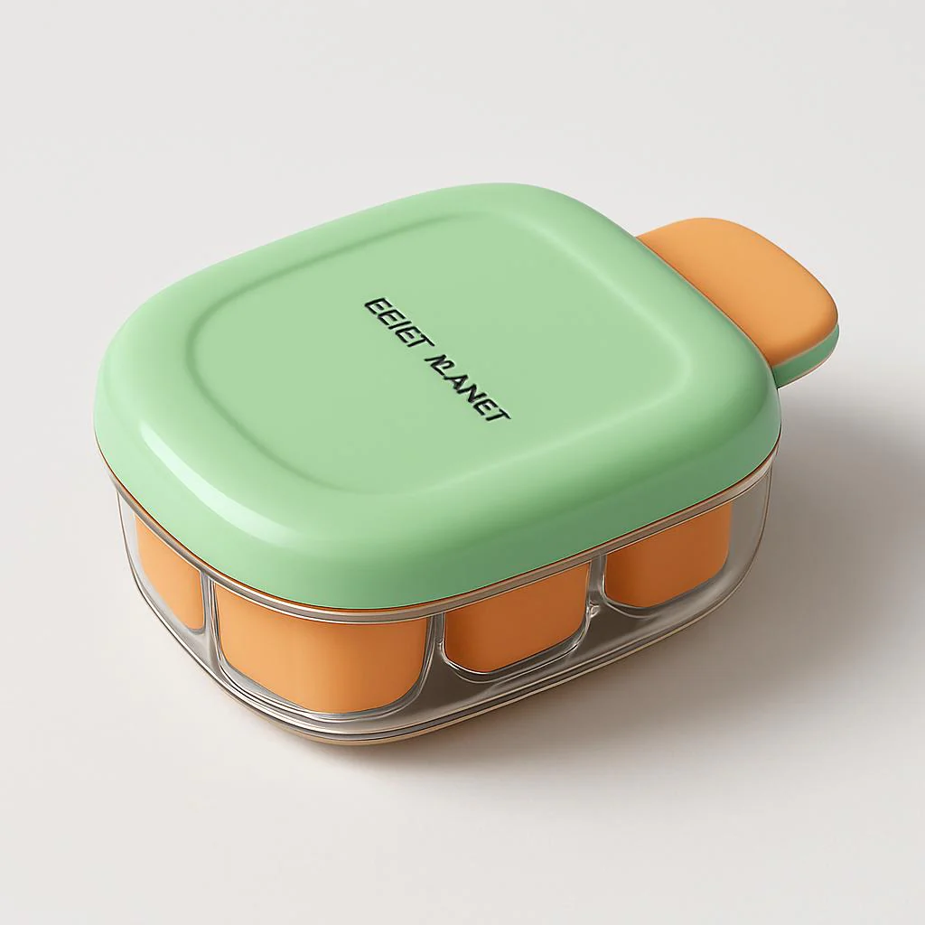 Eco-Friendly Easy-Press Ice Cube Mold with Lid - Image 7