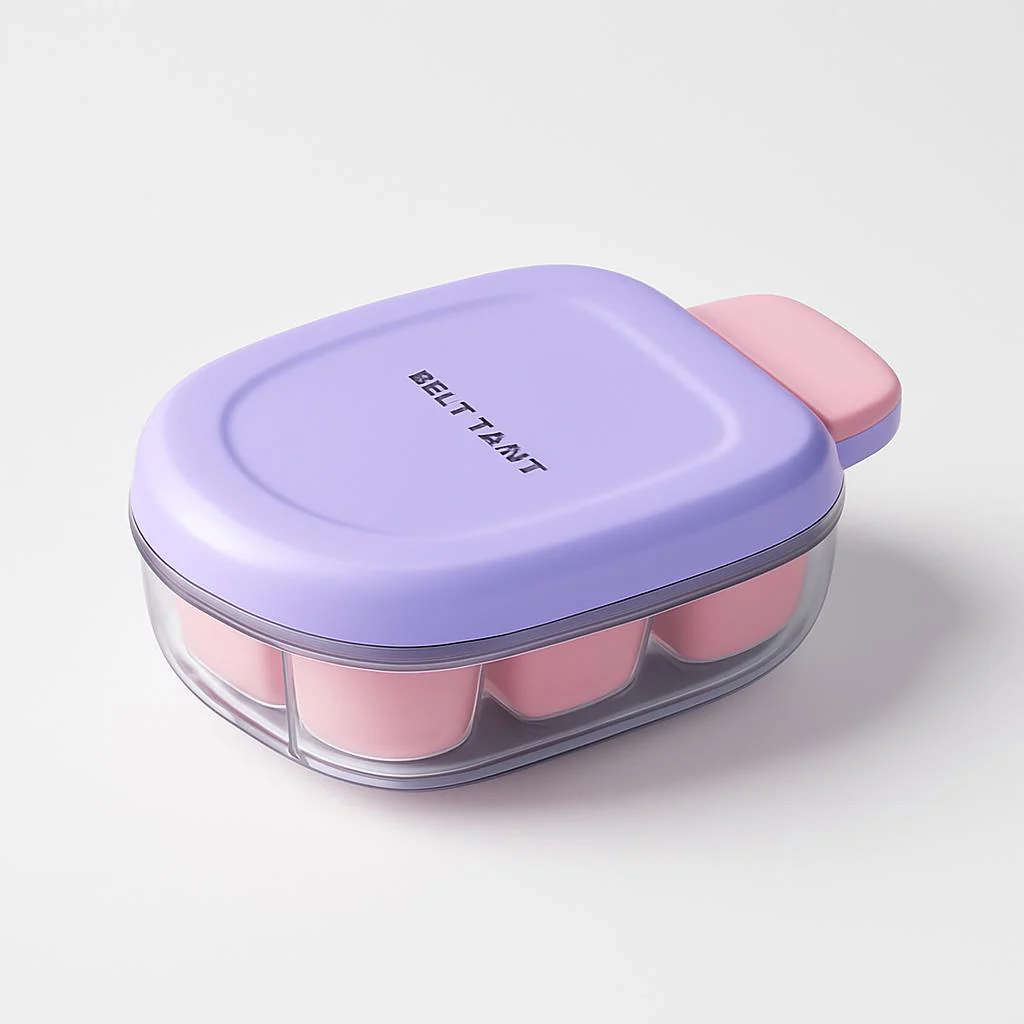 Eco-Friendly Easy-Press Ice Cube Mold with Lid - Image 9