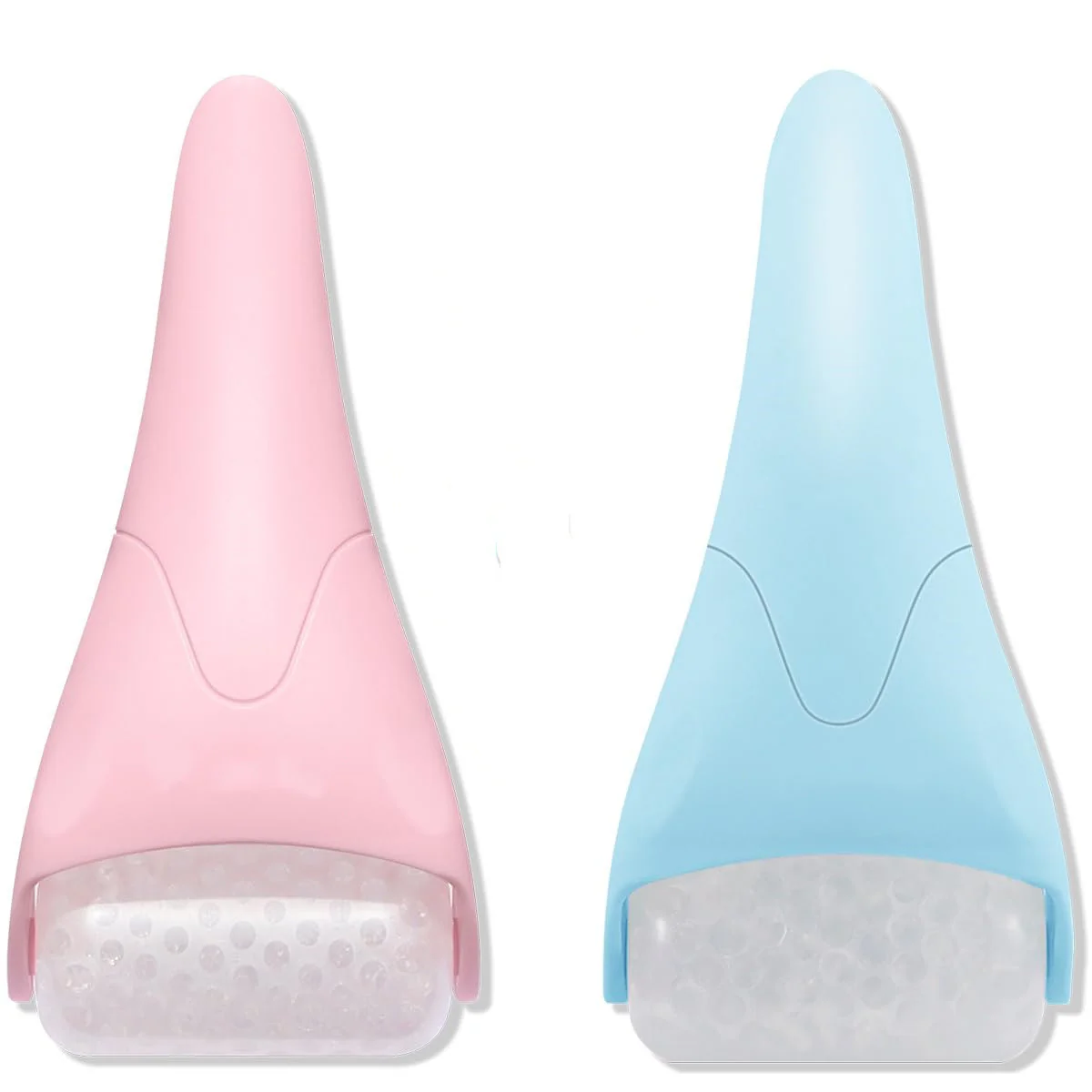 Pink Ergonomic Facial Ice Roller for Skincare and Wellness - Image 24
