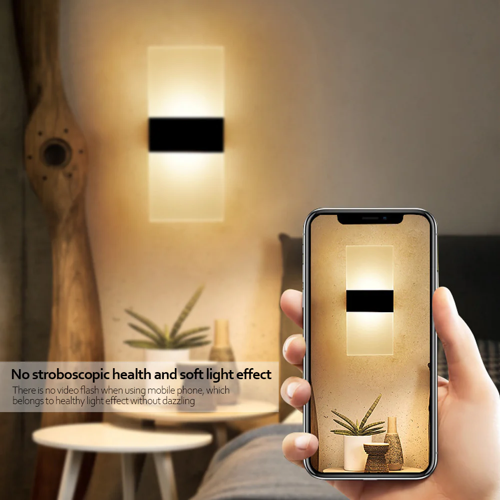 Eco-Friendly Rechargeable Touch Dimming Wall Lamp - Image 18