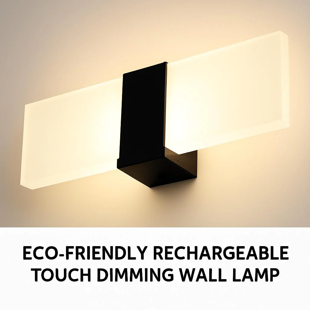 Eco-Friendly Rechargeable Touch Dimming Wall Lamp - Image 9