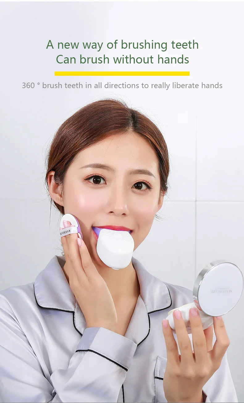 Intelligent U-Type Toothbrush 360 Degrees Sonic Electric Automatic with USB Charge Waterproof Silicon Head for Oral Care - Image 11