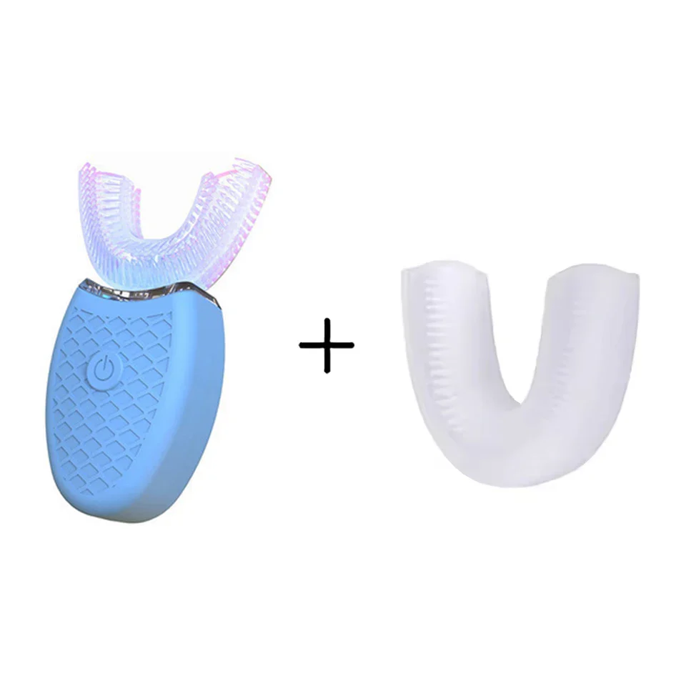 Intelligent U-Type Toothbrush 360 Degrees Sonic Electric Automatic with USB Charge Waterproof Silicon Head for Oral Care - Image 19