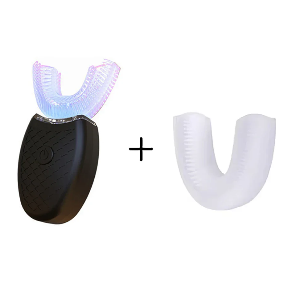 Intelligent U-Type Toothbrush 360 Degrees Sonic Electric Automatic with USB Charge Waterproof Silicon Head for Oral Care - Image 21