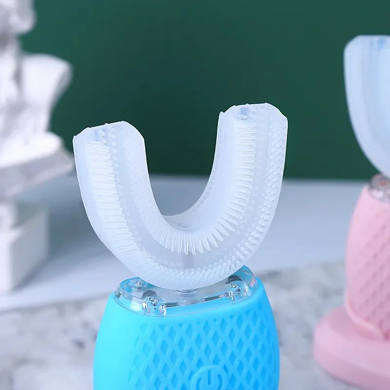 Intelligent U-Type Toothbrush 360 Degrees Sonic Electric Automatic with USB Charge Waterproof Silicon Head for Oral Care - Image 6
