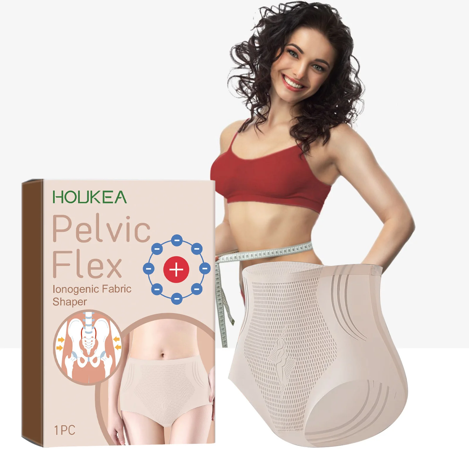 Ionic Fabric Shaping Garment with Tourmaline Technology for Effortless Shaping and Wellness - Image 2