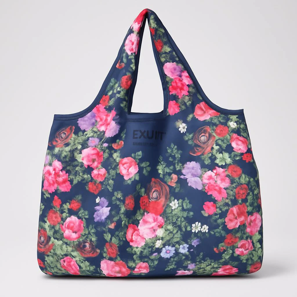 Eco-Friendly Reusable Shopping Bag - Durable Floral Tote for Groceries - Image 10