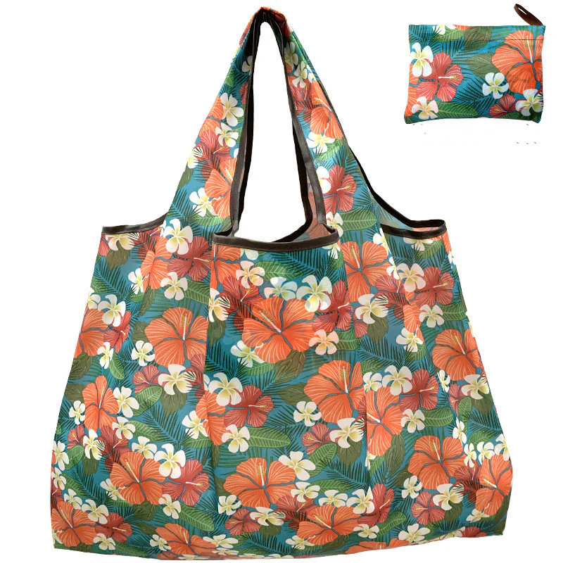 Eco-Friendly Reusable Shopping Bag - Durable Floral Tote for Groceries - Image 22