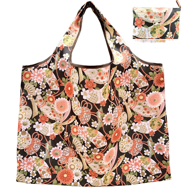 Eco-Friendly Reusable Shopping Bag - Durable Floral Tote for Groceries - Image 28