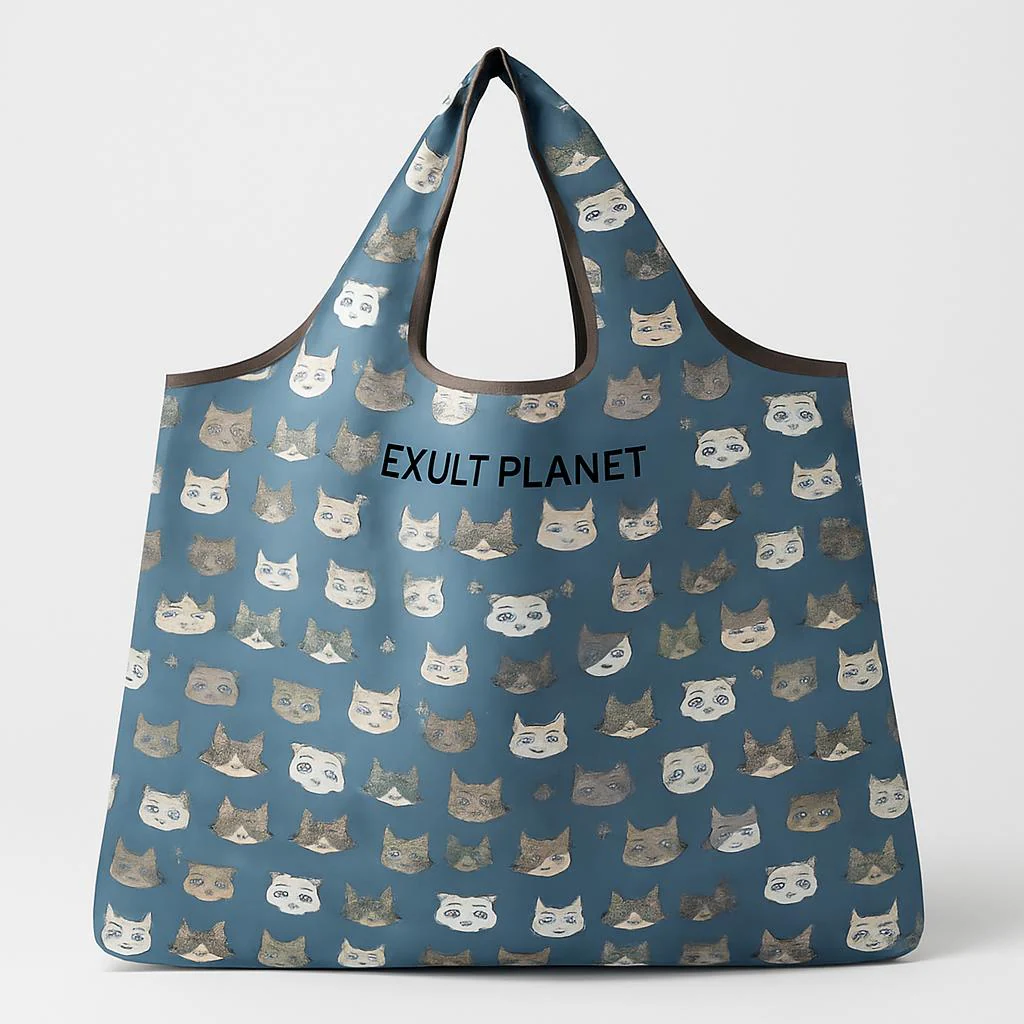 Eco-Friendly Reusable Shopping Bag - Durable Floral Tote for Groceries - Image 7