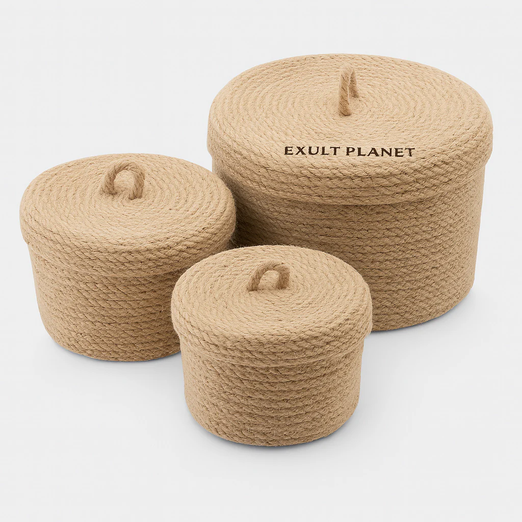 Japanese Linen Storage Basket for Eco-Friendly Organization