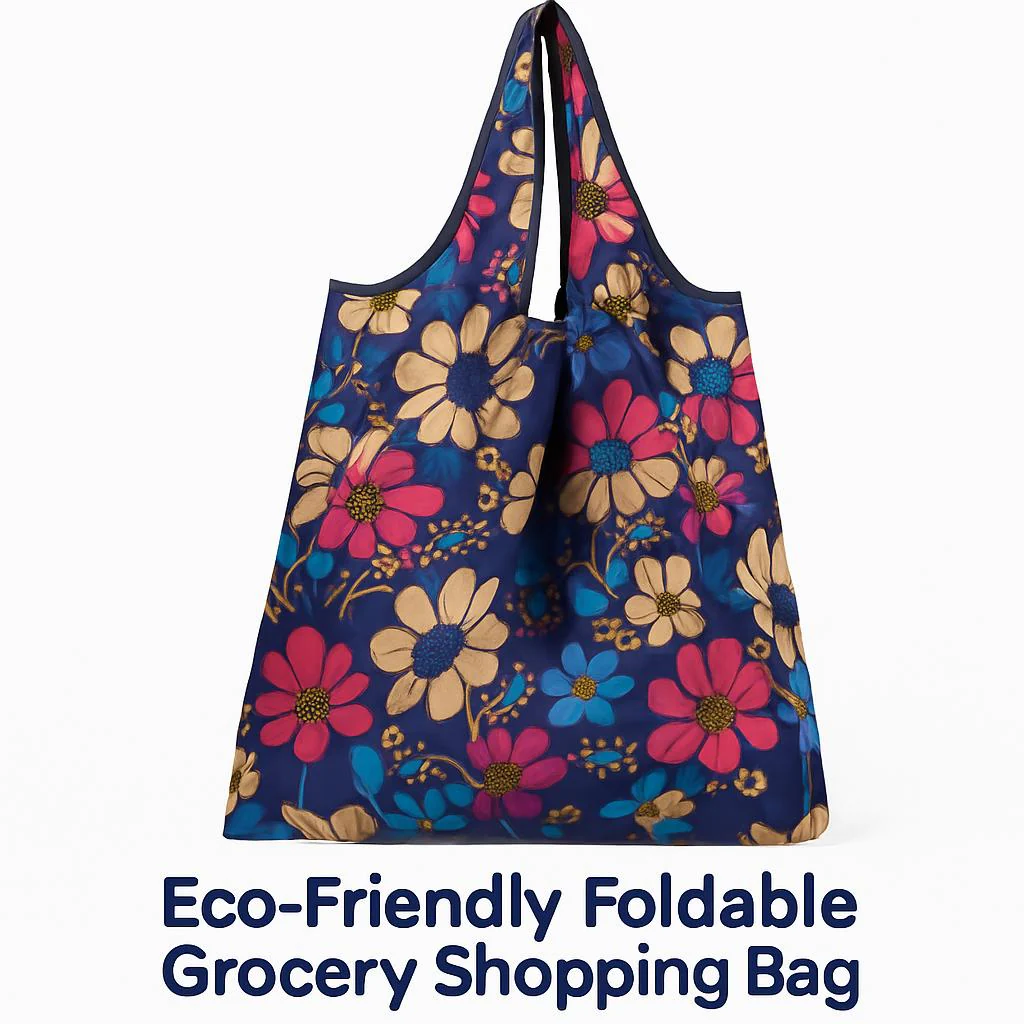 Eco-Friendly Foldable Grocery Shopping Bag - Image 2