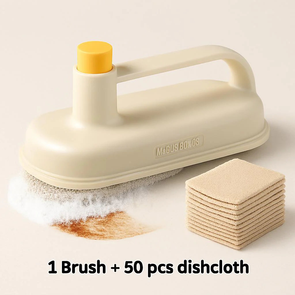Eco-Friendly Multi-Purpose Cleaning Brush with Handle - Image 10