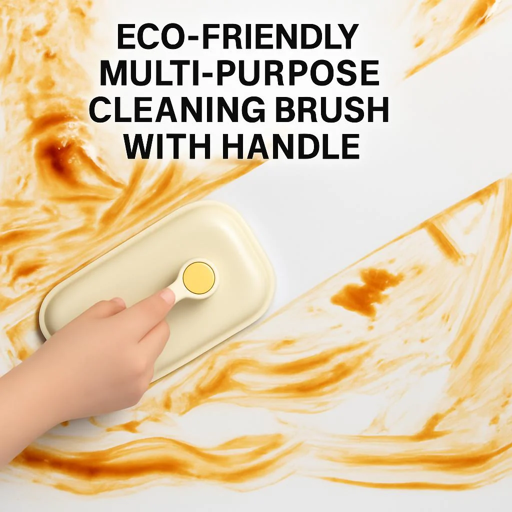 Eco-Friendly Multi-Purpose Cleaning Brush with Handle - Image 8