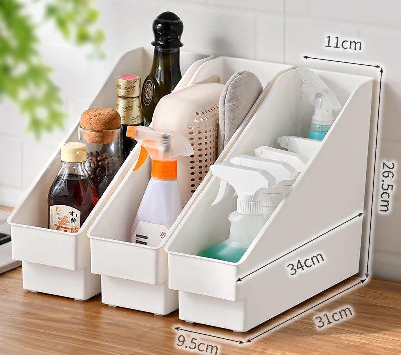 Eco-Friendly Rectangular Kitchen Organizer with Handles - Image 11