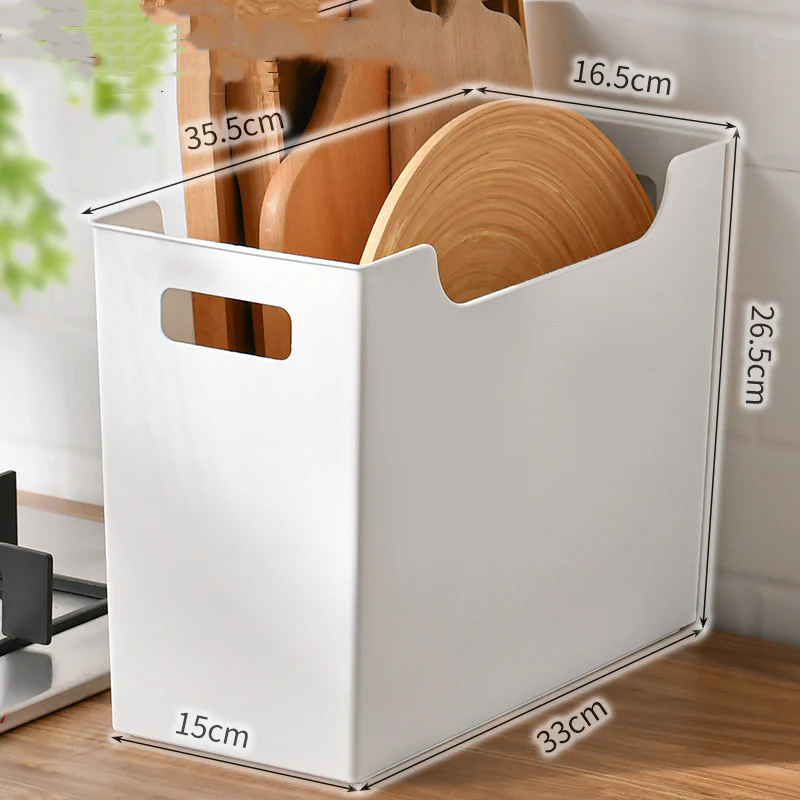 Eco-Friendly Rectangular Kitchen Organizer with Handles - Image 9