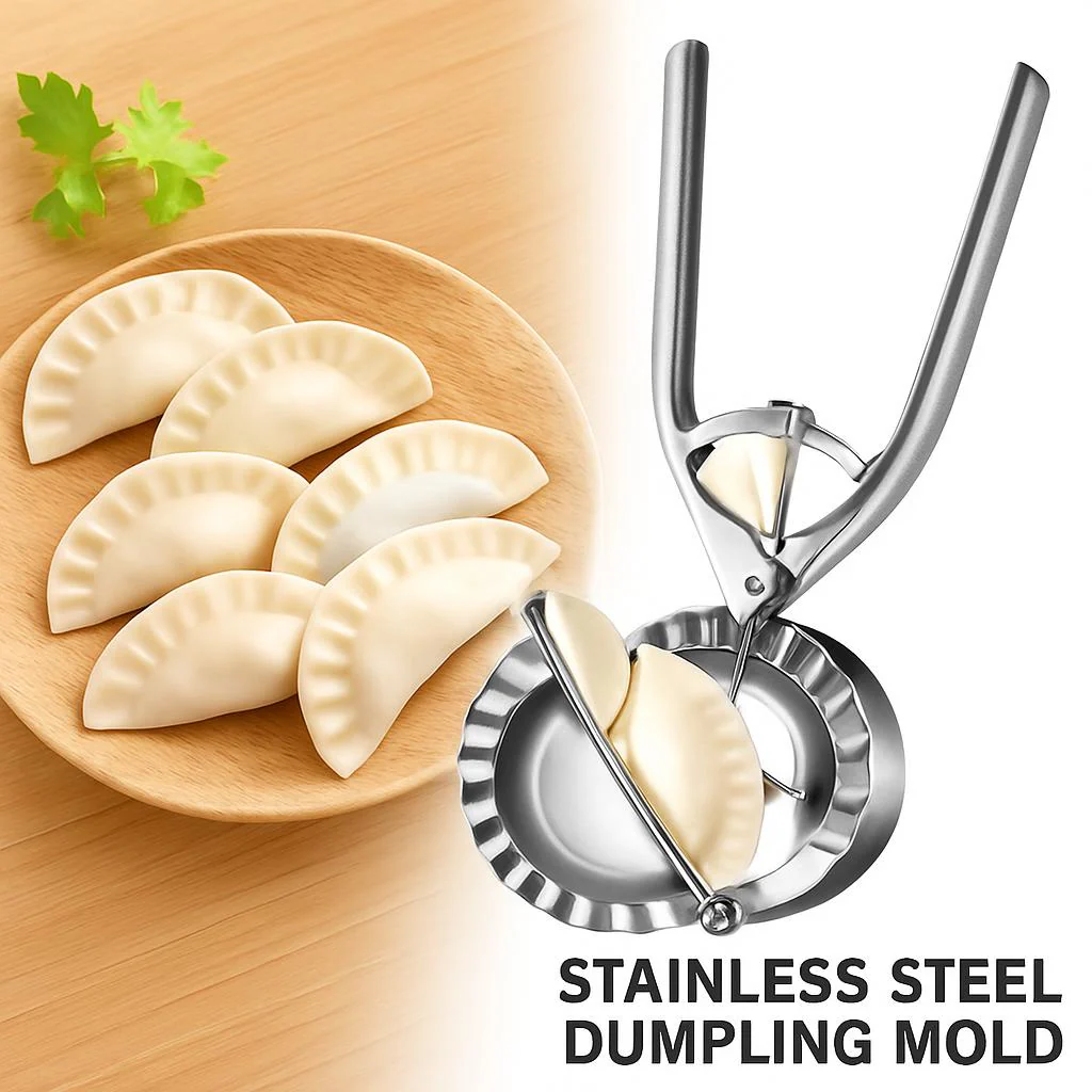 Durable Stainless Steel Dumpling Mold - Eco-Friendly Kitchen Tool - Image 3