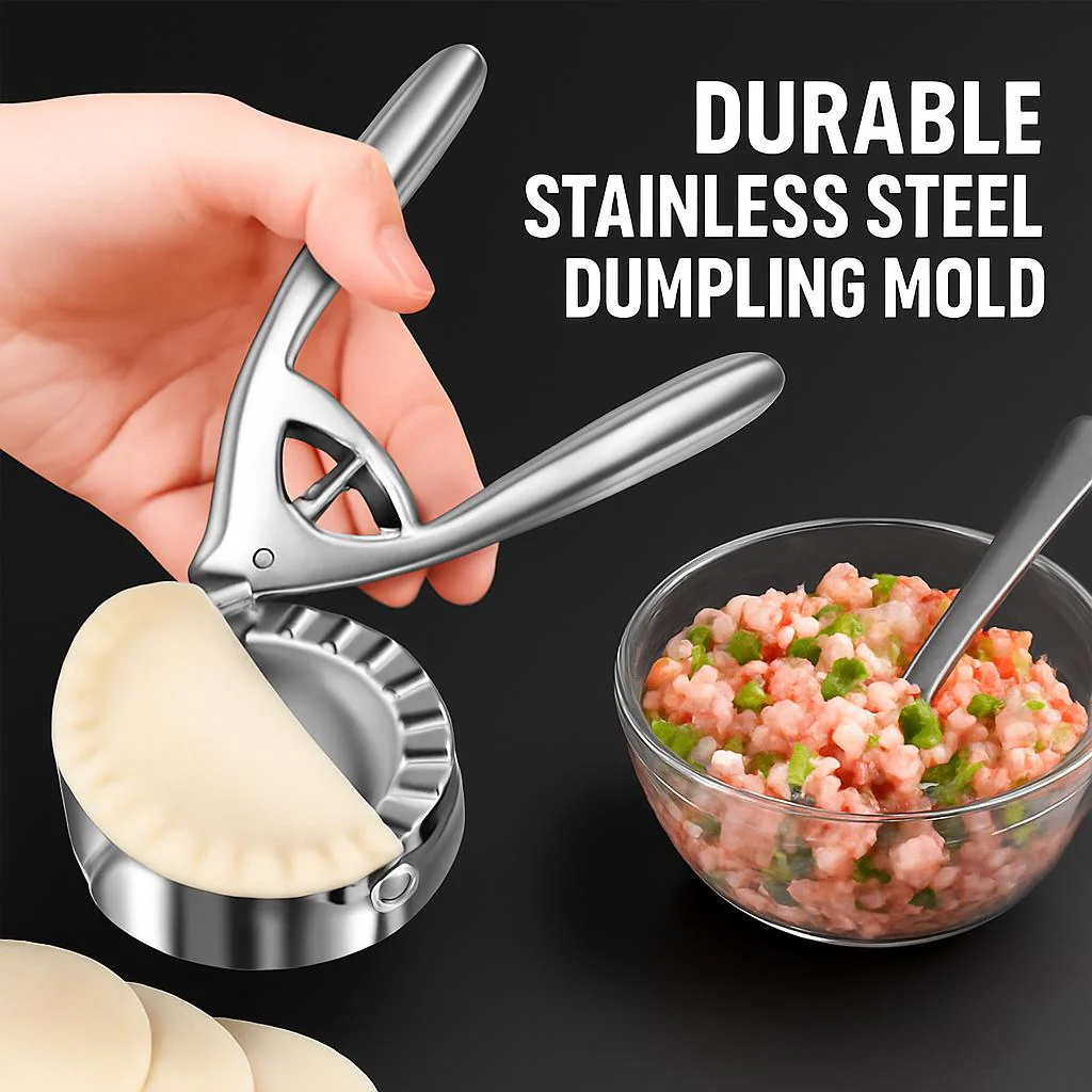 Durable Stainless Steel Dumpling Mold - Eco-Friendly Kitchen Tool - Image 5