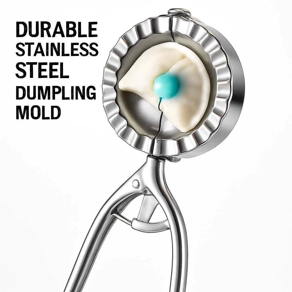 Durable Stainless Steel Dumpling Mold - Eco-Friendly Kitchen Tool - Image 8