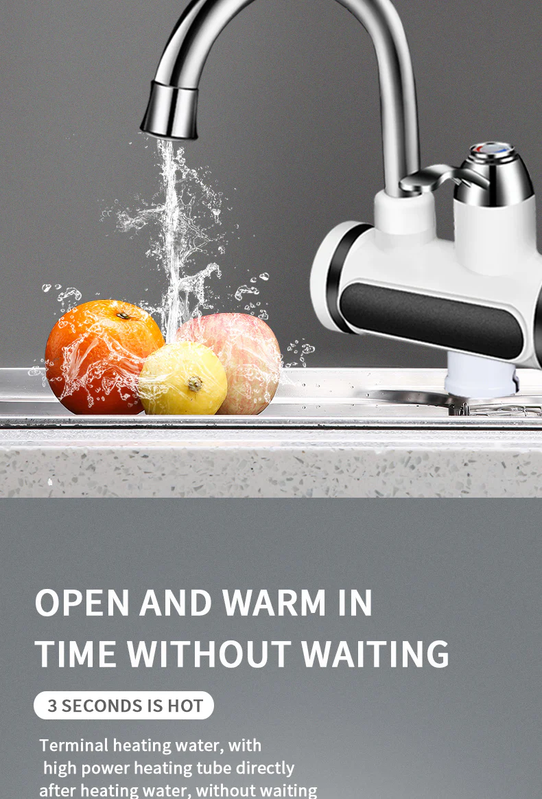 Instant Electric Water Heater Faucet - Energy Efficient, Water-Saving, Digital Display - Image 10