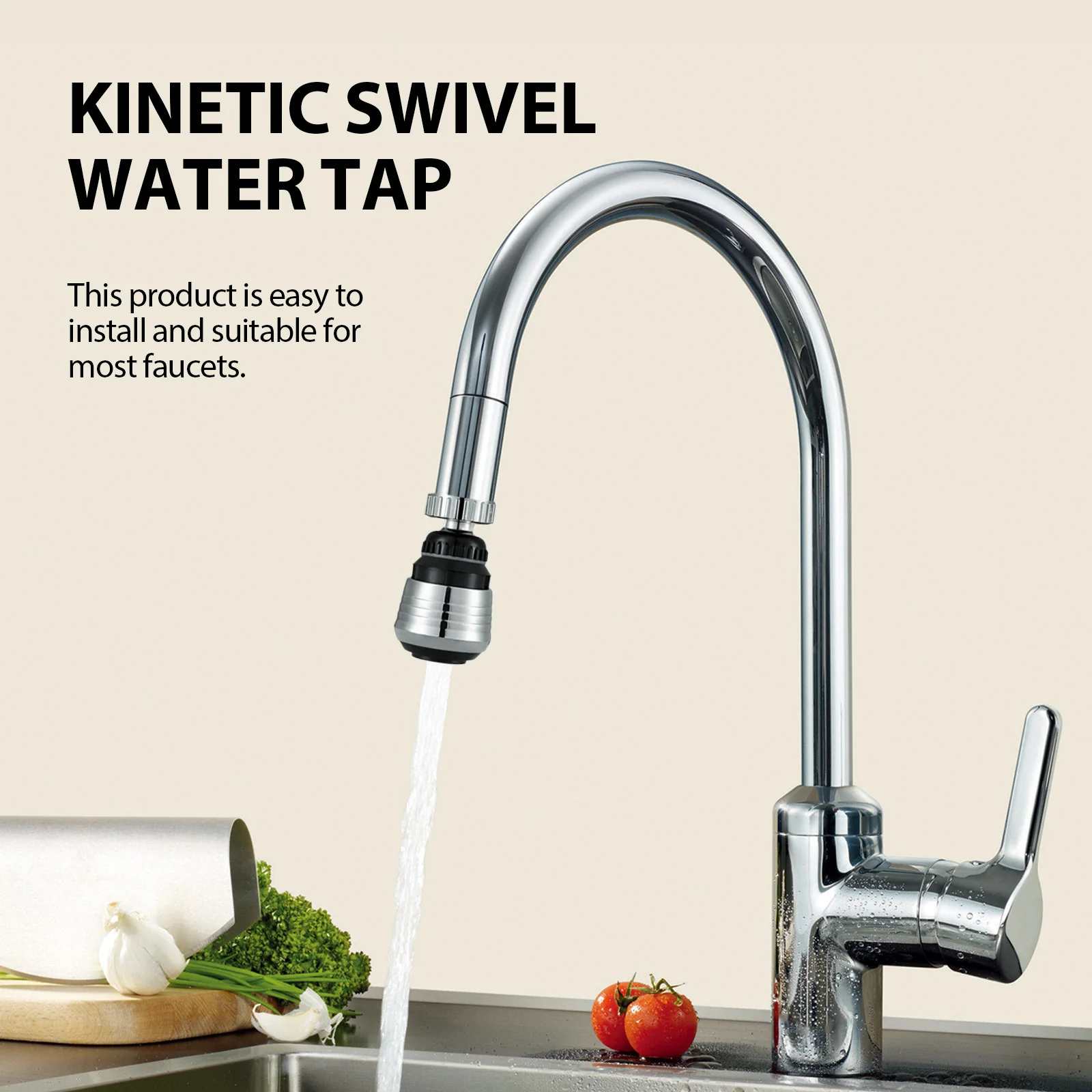 Eco-Friendly Kinetic Swivel Water Tap Attachment - Image 13