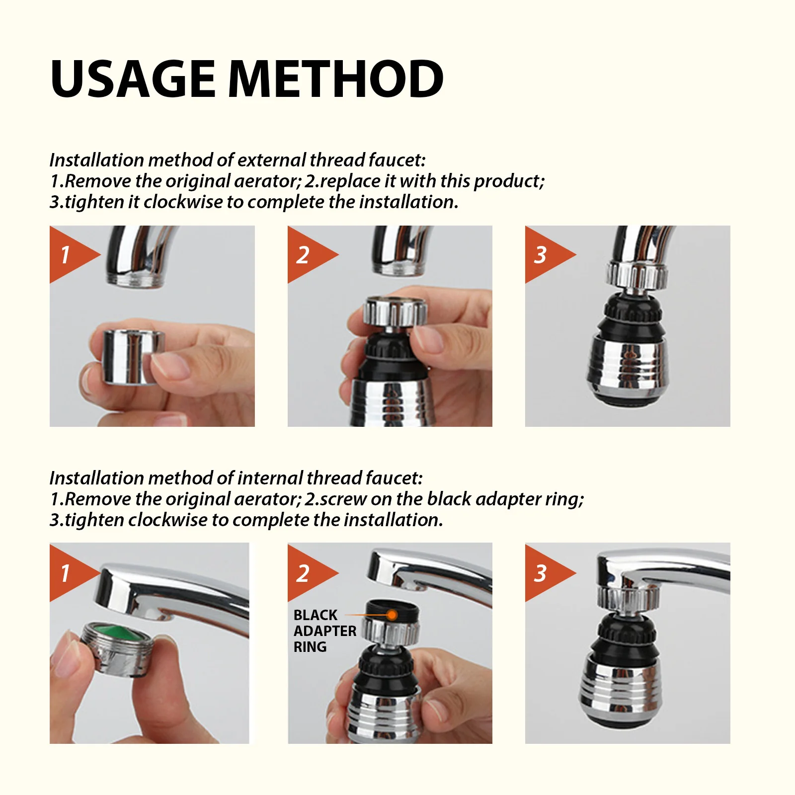 Eco-Friendly Kinetic Swivel Water Tap Attachment - Image 17