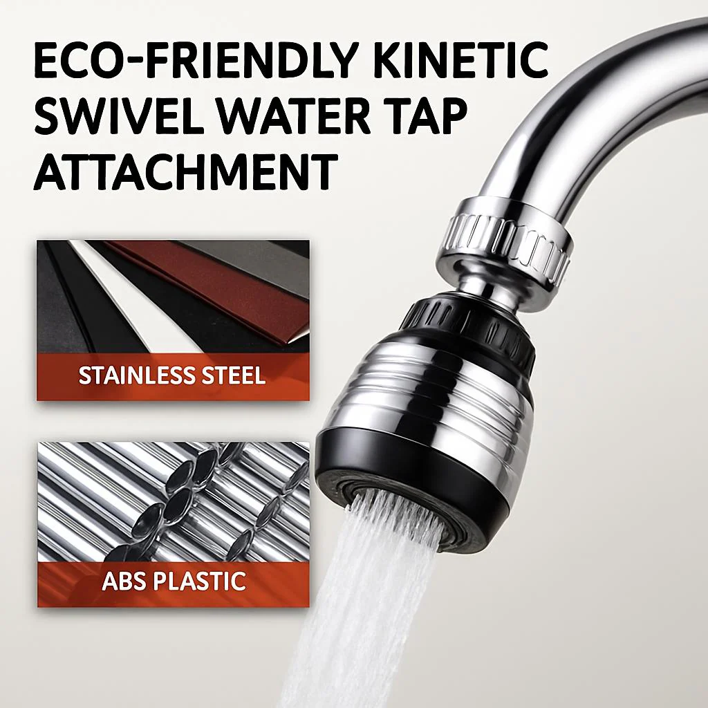 Eco-Friendly Kinetic Swivel Water Tap Attachment - Image 4