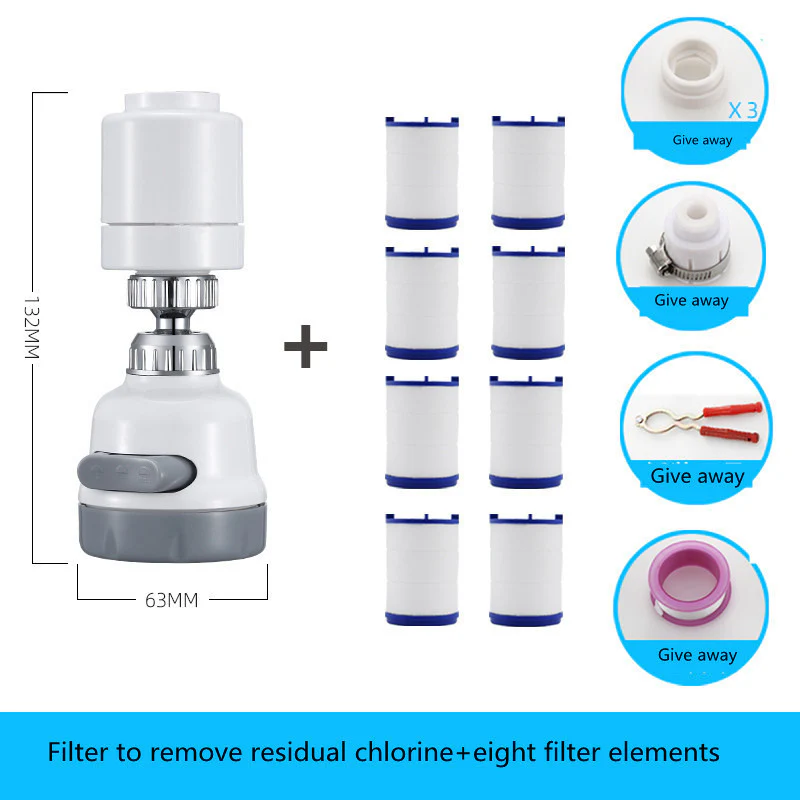 Eco-Friendly Water-Saving Kitchen Faucet Splash Filter - Image 13