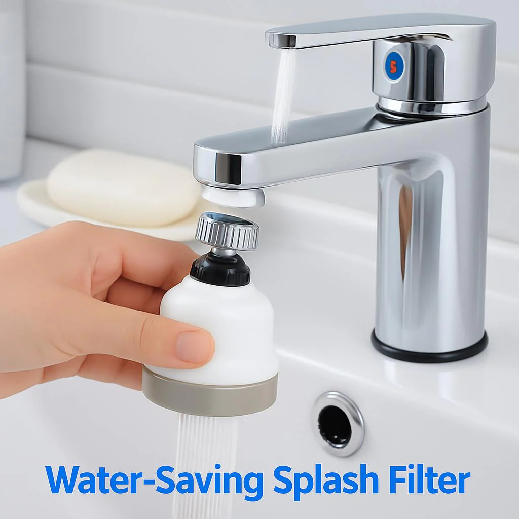 Eco-Friendly Water-Saving Kitchen Faucet Splash Filter - Image 2